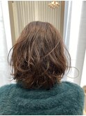 ミディアムパーマ【３０代/４０代/パーマ/カラー】Ｄ