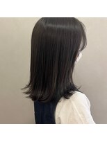 アンドワン 自由が丘(＆ONE)&nbsp;【&ONE 自由が丘】　透けグレージュ　× 切りっぱなし