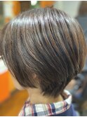 オトナ女子ショートボブ