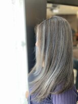 ヘアーメイク カラーバイカラー(hair make Color Color) 脱白髪染めデザインカラー