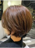 髪質改善/切りっぱなしボブ/美髪/30代40代/［人形町］