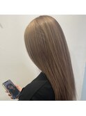 ロングミルクティーカラー