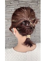 ハイバレーヘアーメゾン(HIGH VALLEY HAIRMAISON) ヘアセットお呼ばれヘアセットタイトアレンジポニテアレンジ