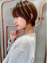 ロンド エスポワール 錦糸町(Lond espoir) 前髪ピンクベージュマチルダボブ【錦糸町/ショート】