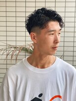 スウェル 船橋店(Swell)&nbsp;ハイライト/マッシュパーマ/ウルフ/波巻き/メンズ