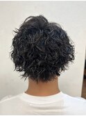 ツイストスパイラルパーマ マッシュスタイル 簡単セット