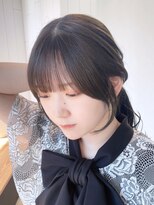 アイティー バイ アルバム 中野店(IT by ALBUM) ナチュラル顔周り_エアリーロングピンクブラウン_ba474071