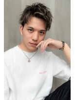 ケアリー 大泉学園(Carelly)&nbsp;ツイストパーマ七三オールバックマッシュウルフスリークショート