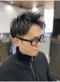 フォワード フロントアップバング サイドツーブロック スタイル