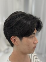 バース 梅田中崎町店(BIRTH)&nbsp;ニュアンスパーマセンターパートワンカールパーマ韓国メンズ