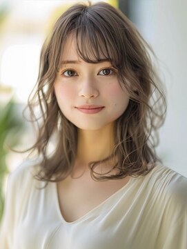 アルトリスト(Altruist Aging×HAIR&SPA) ★ダークアッシュ大人ガーリーボブ着物ミディアムレイヤーカット