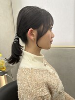 ロンド マーレ 天神大名店(Lond mare) イメチェン/チェリーブラウン/フェミニン/ダークアッシュ/束感