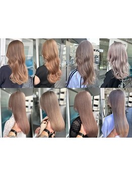 【別府駅前】ハイトーン/インナーカラー/グラデーション等の特殊カラーはTinaにお任せ♪理想を叶えるサロン