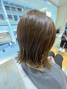 ファム 立町店(femme) 高濃度水素カラーでツヤツヤに