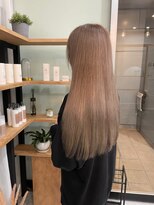 ジーナ 船橋(Zina) 髪質改善*ロングレイヤーグレーベージュ*美髪【Zina船橋】