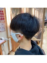 美容室ヒラトヤ 仙北店 10代20代30代ナチュラルショート爽やかツーブロックマッシュ