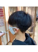 10代20代30代ナチュラルショート爽やかツーブロックマッシュ