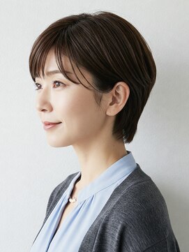 ビュートリアム265(BEAUTRIUM 265) 40代/50代/60代ひし形小顔ショートボブ絶壁解消白髪ぼかし△59