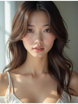韓国くびれヘア_調布ミニウルフチェリーブラウン似合わせカット