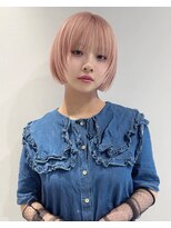 メゾン 原宿(MAISON)&nbsp;ピンクベージュ×レイヤーボブ