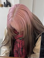 リヴ ウメダ(LIV umeda)&nbsp;ホワイトピンク/ケアブリーチ/ダブルカラー/梅田