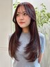 【韓国風スタイル】韓国風小顔レイヤーカット＋髪質改善トリートメント￥13800
