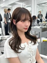 アマトウキョウ アユンチェ(AMA TOKYO×AYUNCHE) 前髪顔まわり韓国ヘアレイヤーカットサイドバンク2wayバンク韓国