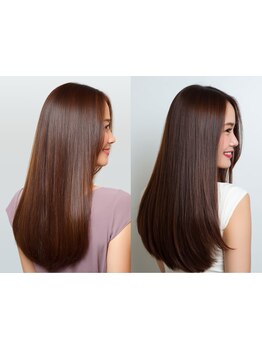 【カット+カラー+トリートメント\6980】お手頃価格で髪質改善☆髪に優しい薬剤で艶髪に[川崎/学割U24]