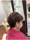 40代50代ミセスヘア*ニュアンスパーマ*立体感ショートカット
