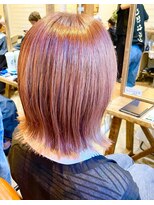 ヘアリゾート バルボア アイランド(hair resort Balboa Island)&nbsp;外ハネピンクベージュ