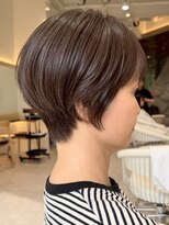 ソワネ 表参道(soigne)&nbsp;表参道大人ショートボブ顔周りレイヤーカットレイヤーボブ40代◯