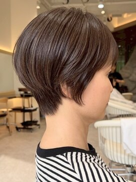 ソワネ 表参道(soigne) 表参道大人ショートボブ顔周りレイヤーカットレイヤーボブ40代◯