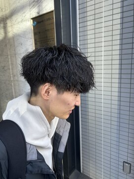 アース 天満橋店(HAIR & MAKE EARTH) メンズツイストスパイラルパーマ◎爽やかビジネスショート