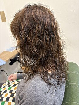 外国人風カーリーヘアー