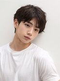 泉駅/メンズ/MEN’S/ニュアンスパーマ/センターパート/学割U24