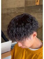 エッジ(EDGE)&nbsp;大分メンズ刈り上げショートマッシュツイストスパイラルパーマ