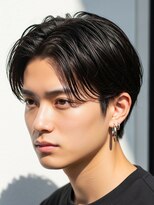リル バイ フレイムス 川口(Lilou by Frames)&nbsp;メンズカット/20代30代40代/センターパート/川口