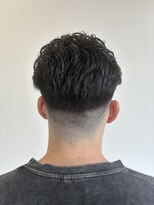 ルノン 草加獨協店(LUNON) 癖毛を生かしたフェード