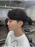 ショートセンターパートフェザーショート