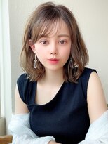 エイミーバイアフロートザガーデン 浦和店(amie by afloat the garden) 抜け感のあるミディアムレイヤー/ハッシュカット【浦和】