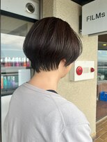 フィルム(FiLMs)&nbsp;透明感ブラウン/ショートマッシュ/襟足すっきりショート