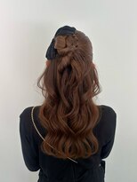 ミンクスオーバー(MINX OVER)&nbsp;【ヘアセット】ハーフアップ×カチモリ