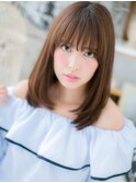 *mod's越谷*愛され♪斜めバングxワンカールセミディa!