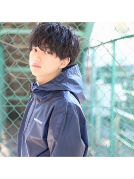 ネイビー(NAVY) 【NAVY】イメチェン☆ネープレスハーフスパイラルパーマ☆