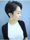【morio池袋】可愛くてかっこいい黒髪ショート♪