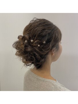 アピッシュ ギンザ(apish ginza) tomoヘア＊似合わせヘアアレンジ　パーティアップ