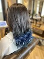 アグ ヘアー ノース むつ緑ヶ丘店(Agu hair north) グラデーション×インディゴブルー