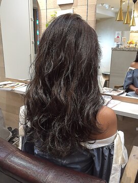 オーブ ヘアー ライブス 仙川店(AUBE HAIR RIVES) 色っぽいブラウン♪くしゅっとパーマ