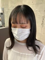 オッソ(OSSO)&nbsp;ストレートナチュラルウルフ_マロンベージュAラインボブ