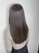 フロート 小阪店(float) 髪質改善トリートメント_マロンベージュ Aラインボブ かきあげ
